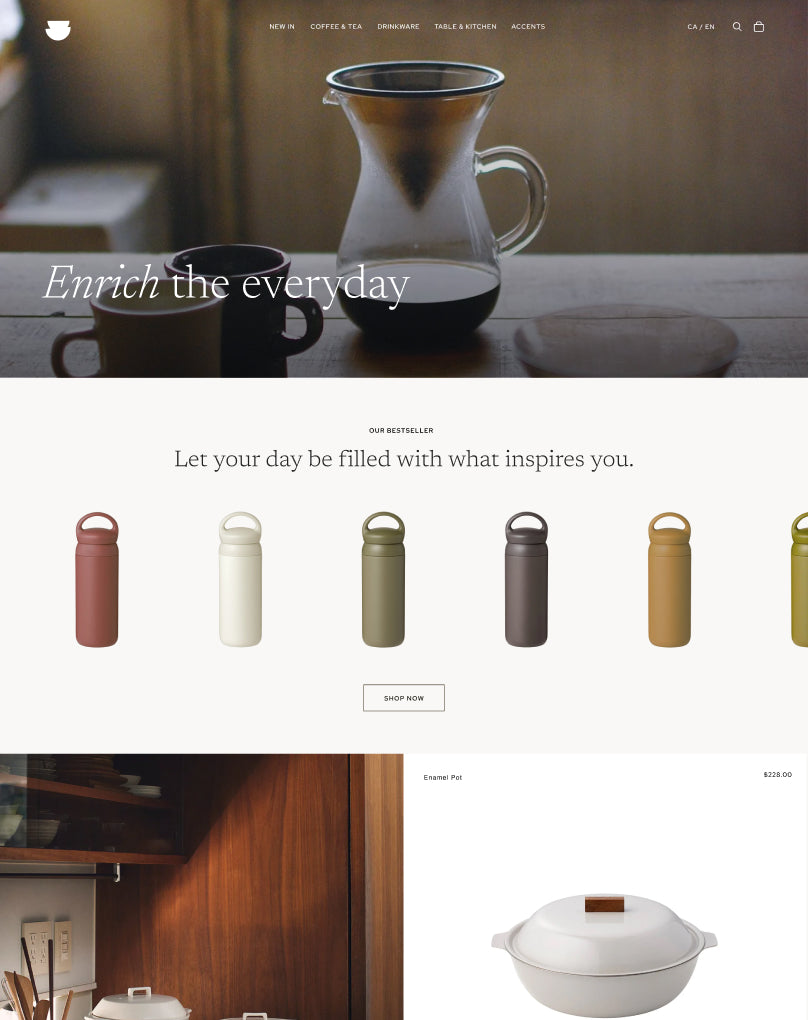 Preview of Ritual, a Horizon theme with luxurious, fashion-forward design elements that make every interaction feel exclusive and refined.